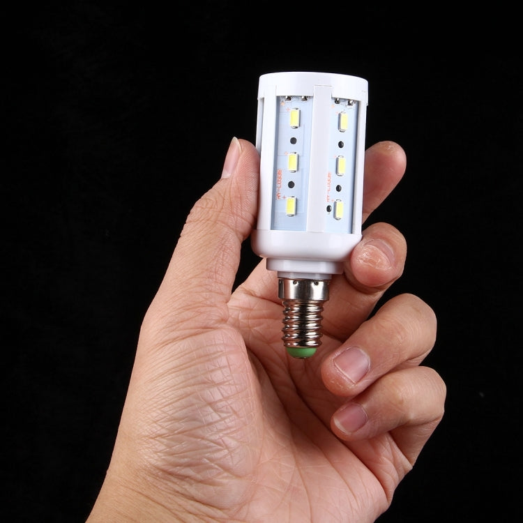 5W PC Case Corn Light Bulb, E14 380LM 24 LED SMD 5730, AC 85-265V(Warm White) - LED Blubs & Tubes by buy2fix | Online Shopping UK | buy2fix