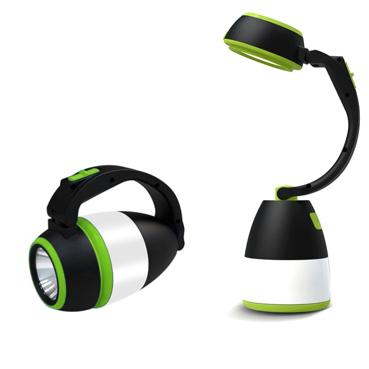 L001 5W USB Charging Hand-held LED Camping Lamp with Power Bank Function(Green) - Camping Lighting by buy2fix | Online Shopping UK | buy2fix