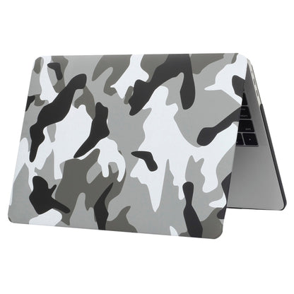 For 2016 New Macbook Pro 13.3 inch A1706 & A1708 Grey Camouflage Pattern Laptop Water Decals PC Protective Case - MacBook Pro Cases by buy2fix | Online Shopping UK | buy2fix