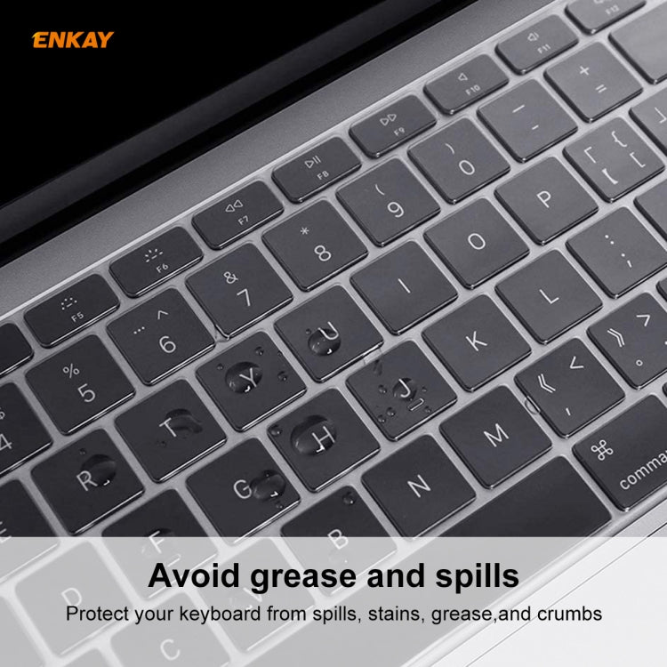 For MacBook Air 13.3 inch A1932 2018 ENKAY Hat-prince US Version of The Notebook Ultra-thin TPU Keyboard Protective Cover - Keyboard Protector by ENKAY | Online Shopping UK | buy2fix