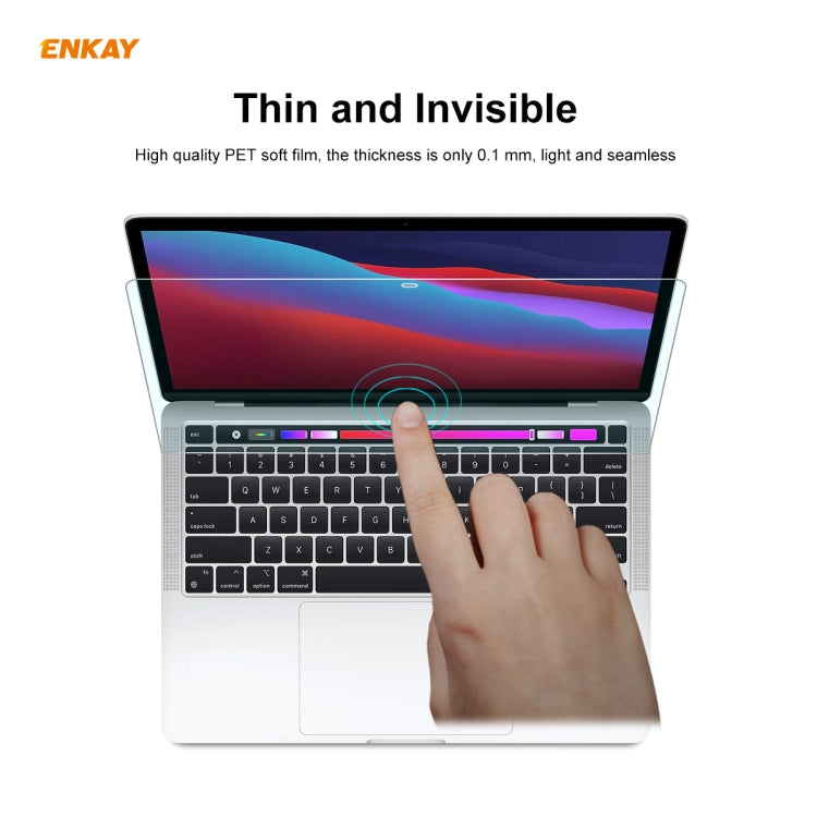 ENKAY HD PET Screen Protector for MacBook Pro 15.4 inch A1707 (2016 - 2017) / A1990 (2018) - Screen Protectors by ENKAY | Online Shopping UK | buy2fix