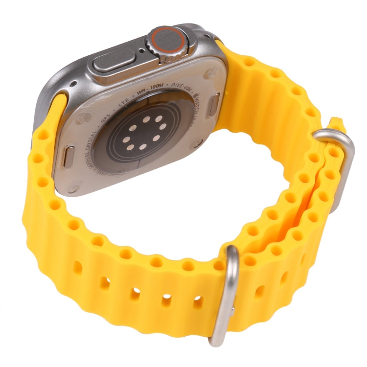 For Apple Watch Ultra 49mm Black Screen Non-Working Fake Dummy Display Model (Yellow) - Watch Model by buy2fix | Online Shopping UK | buy2fix