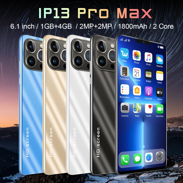 iP13 Pro Max L50, 1GB+4GB, 6.1 inch, Face Identification, Android 6.0 MTK6572 Dual Core, Network: 3G (Black) -  by buy2fix | Online Shopping UK | buy2fix