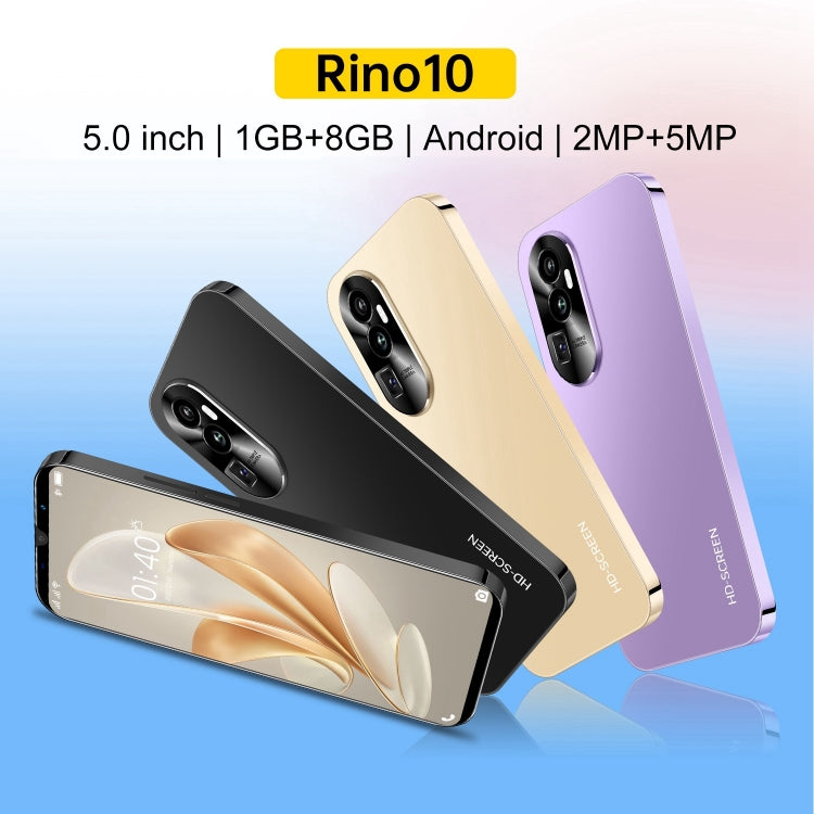 Rino10 / DP15, 1GB+8GB, 5.0 inch Screen, Face Identification, Android 8.1 MTK6580M Quad Core, Network: 3G, Dual SIM(Purple) -  by buy2fix | Online Shopping UK | buy2fix