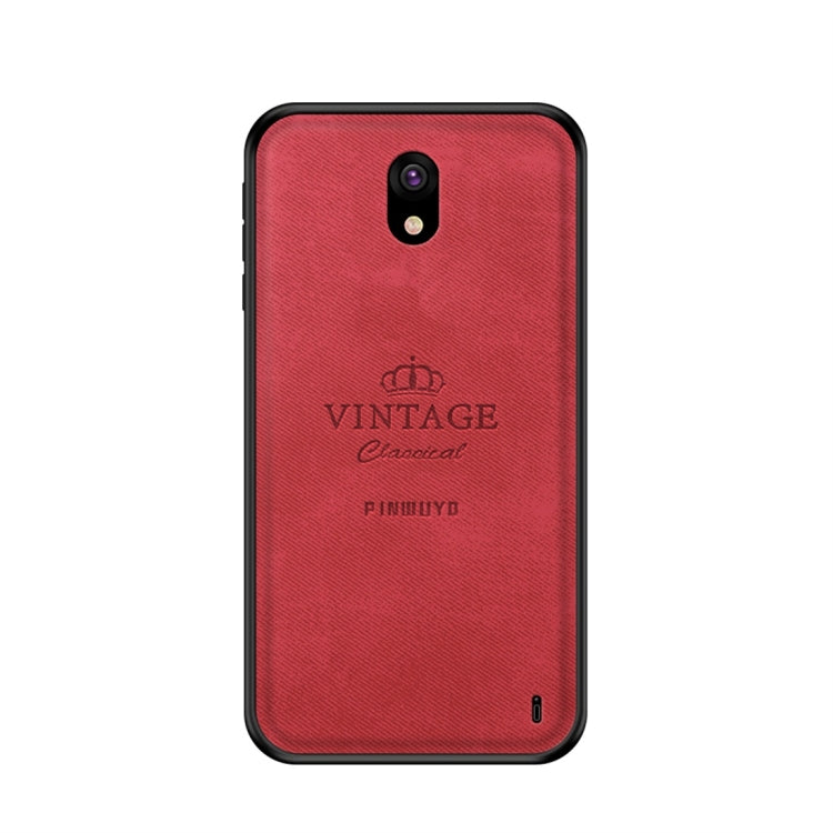 PINWUYO Shockproof Waterproof Full Coverage PC + TPU + Skin Protective Case for Nokia 1 Plus (Red) - Nokia Cases by PINWUYO | Online Shopping UK | buy2fix