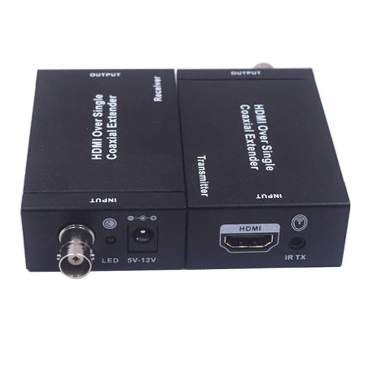NK-C100IR 1080P HDMI Over Single Coaxial Extender Transmitter + Receiver with IR Coaxial Cable, Signal Range up to 100m (US Plug) - Amplifier by buy2fix | Online Shopping UK | buy2fix