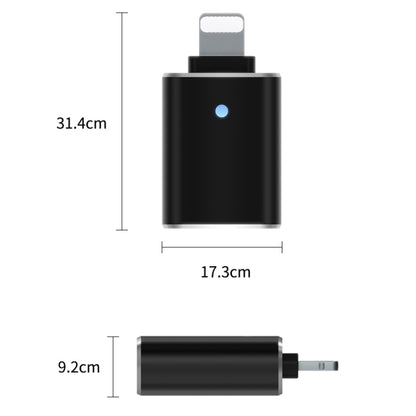 8 Pin OTG Adapter (Gold) - Converter & Adapter by buy2fix | Online Shopping UK | buy2fix