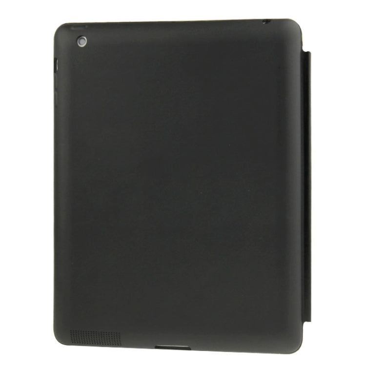 4-folding Slim Smart Cover Leather Case with Holder & Sleep / Wake-up Function for iPad 4 / New iPad (iPad 3) / iPad 2(Black) - iPad 4 & 3 & 2 Cases by buy2fix | Online Shopping UK | buy2fix