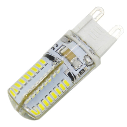 G9 4W 210LM  Silicone Corn Light Bulb, 64 LED SMD 3014, White Light, AC 220V - LED Blubs & Tubes by buy2fix | Online Shopping UK | buy2fix