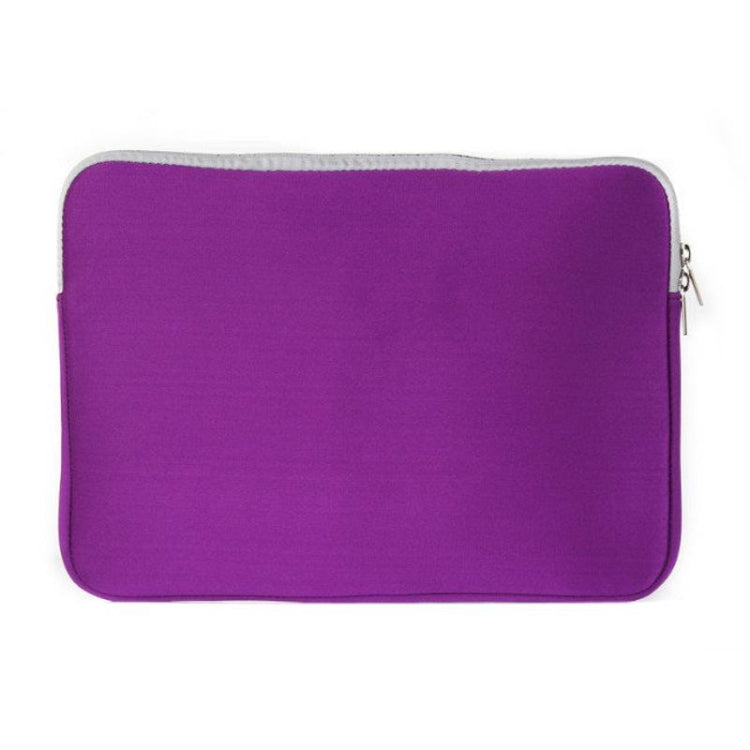 Double Pocket Zip Handbag Laptop Bag for Macbook Air 13 inch(Purple) - Protective Bags by buy2fix | Online Shopping UK | buy2fix