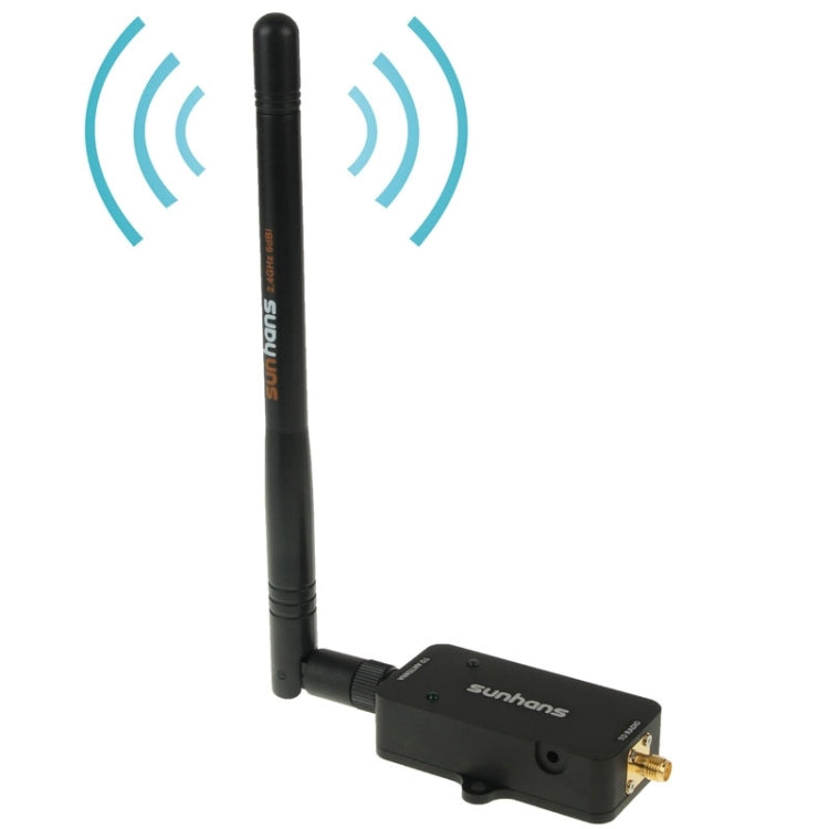 Sunhans SH24BTA-N 35dBm 2.4GHz 3W 11N/G/B WiFi Signal Booster WiFi Amplifier Wireless Repeater(UK Plug) - Broadband Amplifiers by buy2fix | Online Shopping UK | buy2fix