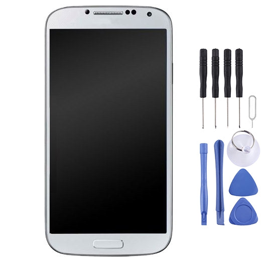 Original LCD Display + Touch Panel with Frame for Galaxy S4 CDMA / i545(White) - Galaxy S Series Parts by buy2fix | Online Shopping UK | buy2fix