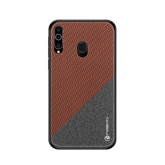 PINWUYO Honors Series Shockproof PC + TPU Protective Case for Galaxy A60 (Brown) - Galaxy Phone Cases by PINWUYO | Online Shopping UK | buy2fix