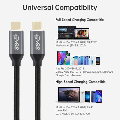 USB-C / Type-C Male to USB-C / Type-C Male Transmission Data Charging Cable, Cable Length: 2m - USB-C & Type-C Cable by buy2fix | Online Shopping UK | buy2fix