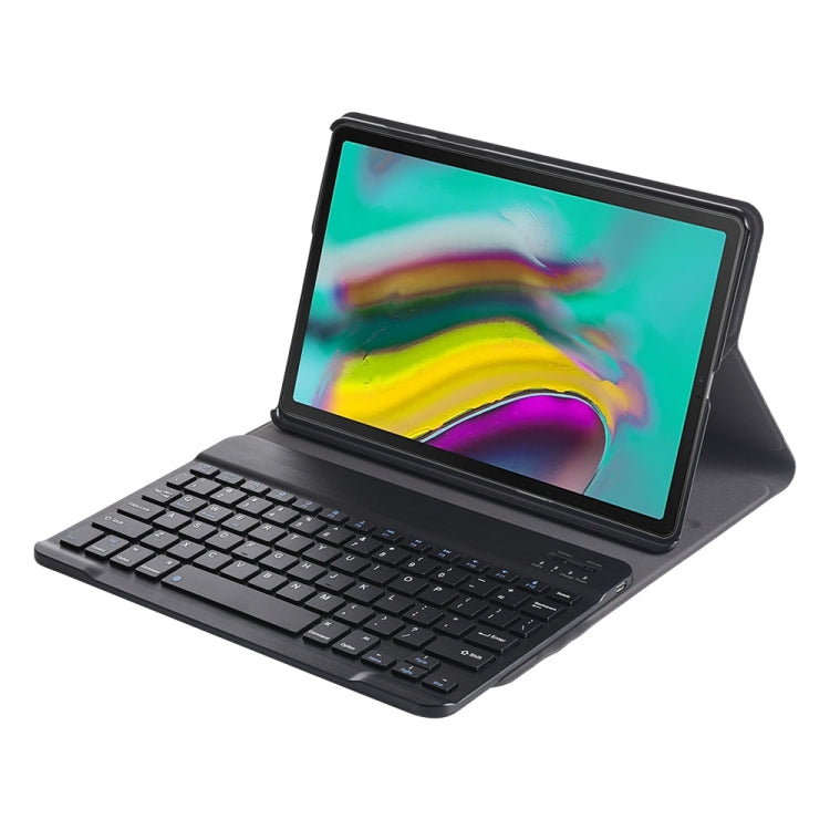 DY720 For Galaxy Tab S5e T720 / T725 Detachable Plastic Bluetooth Keyboard Leather Tablet Case with Holder (Black) - Samsung Keyboard by buy2fix | Online Shopping UK | buy2fix