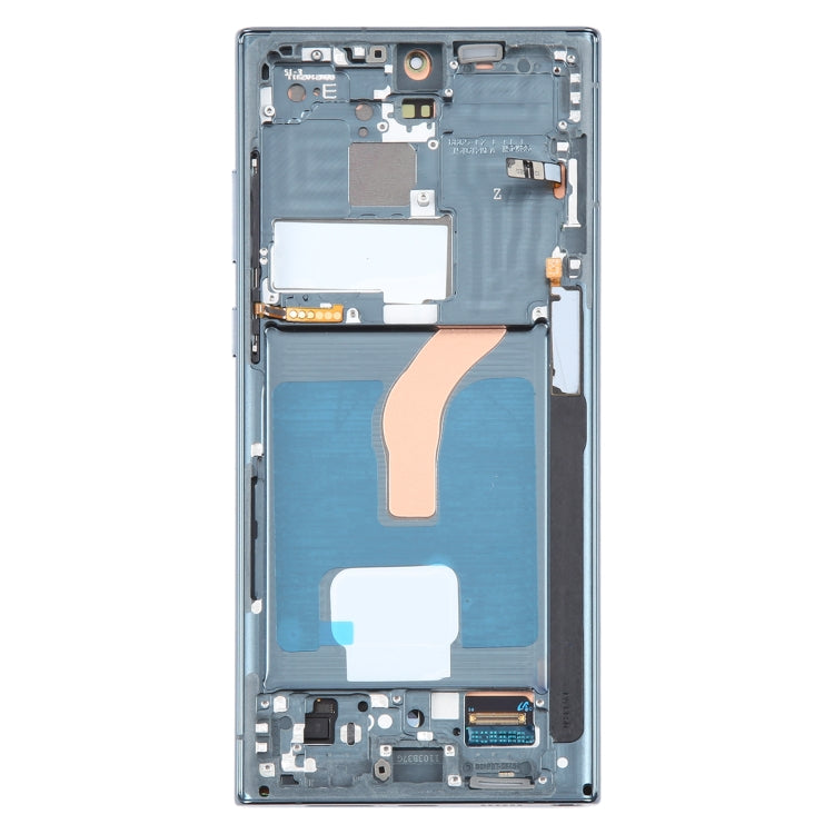 For Samsung Galaxy S22 Ultra 5G SM-S908B Original LCD Screen Digitizer Full Assembly with Frame (Green) - Galaxy S Series Parts by buy2fix | Online Shopping UK | buy2fix