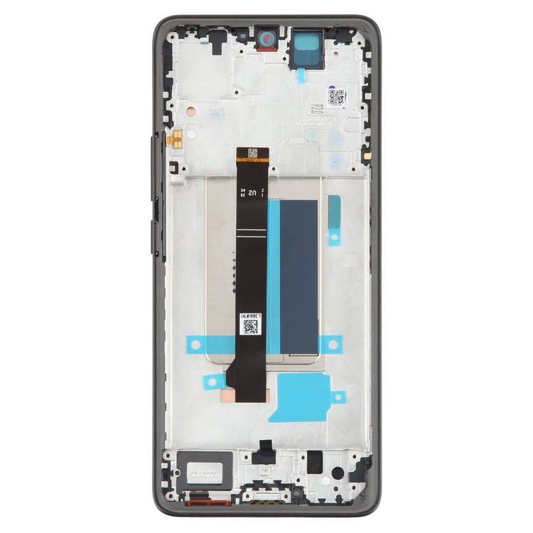 For Xiaomi Redmi Note 13 Pro+ Original AMOLED Material LCD Screen Digitizer Full Assembly with Frame (Black) - LCD Screen by buy2fix | Online Shopping UK | buy2fix