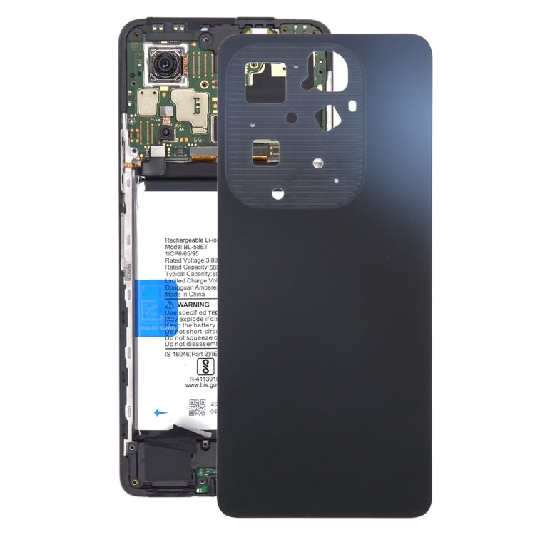 For Infinix Hot 40 X6836 Original Battery Back Cover(Black) - Back Cover by buy2fix | Online Shopping UK | buy2fix