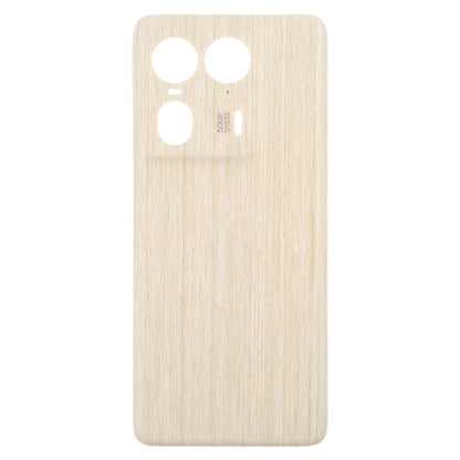 For Motorola Moto X50 Ultra Original Battery Back Cover(Wood) - Back Cover by buy2fix | Online Shopping UK | buy2fix