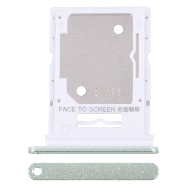 For Xiaomi Redmi 13 4G Original SIM Card Tray + SIM / Micro SD Card Tray (Green) - Card Tray by buy2fix | Online Shopping UK | buy2fix