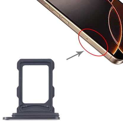 For iPhone 16 Pro SIM + SIM Card Tray (Black) -  by buy2fix | Online Shopping UK | buy2fix