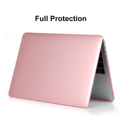 ENKAY Hat-Prince 3 in 1 For MacBook Pro 13 inch A2289 / A2251 (2020) Crystal Hard Shell Protective Case + US Version Ultra-thin TPU Keyboard Protector Cover + Anti-dust Plugs Set(Pink) - MacBook Pro Cases by ENKAY | Online Shopping UK | buy2fix