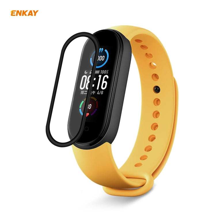 1 PCS For Xiaomi Mi Band 5 ENKAY Hat-Prince 3D Full Screen Soft PC Edge + PMMA HD Screen Protector Film - Screen Protector by ENKAY | Online Shopping UK | buy2fix