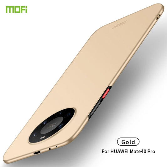 For Huawei Mate 40 Pro MOFI Frosted PC Ultra-thin Hard Case(Gold) - Huawei Cases by MOFI | Online Shopping UK | buy2fix