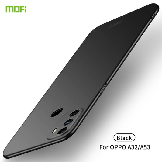 For OPPO A32 / A52 MOFI Frosted PC Ultra-thin Hard Case(Black) - OPPO Cases by MOFI | Online Shopping UK | buy2fix