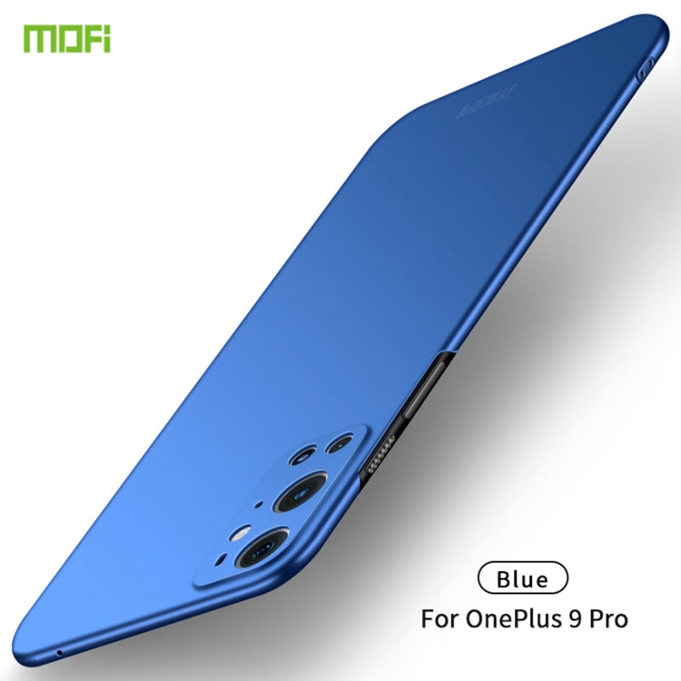 For OnePlus 9 Pro MOFI Frosted PC Ultra-thin Hard Case(Blue) - OnePlus Cases by MOFI | Online Shopping UK | buy2fix