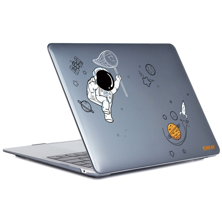 ENKAY Spaceman Pattern Laotop Protective Crystal Case for MacBook Pro 15.4 inch A1707 / A1990(Spaceman No.2) - MacBook Pro Cases by ENKAY | Online Shopping UK | buy2fix