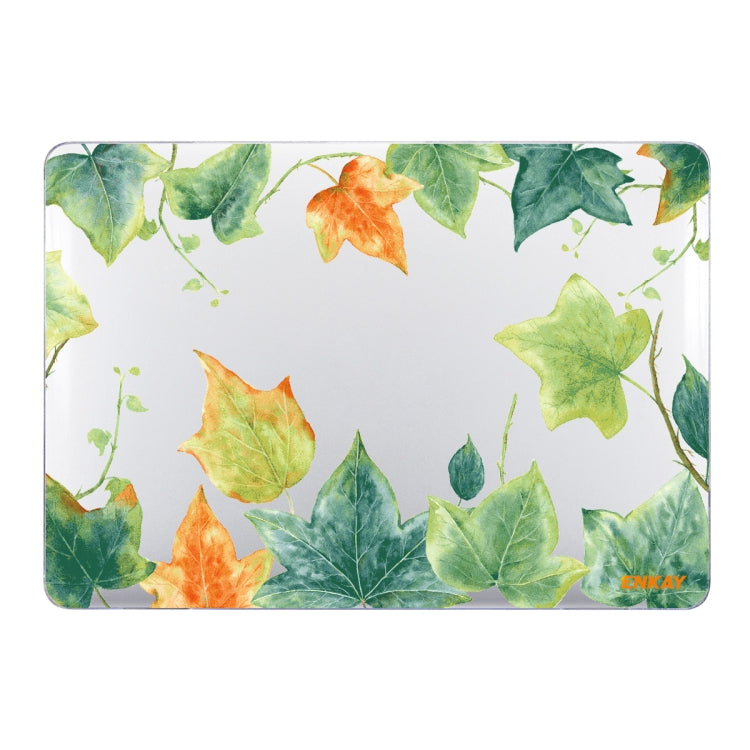 ENKAY Hat-Prince Forest Series Pattern Laotop Protective Crystal Case for MacBook Pro 14.2 inch A2442 2021/A2779 2023(Ivy Leaf Pattern) - MacBook Pro Cases by ENKAY | Online Shopping UK | buy2fix