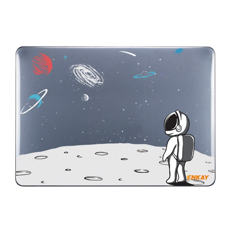 ENKAY Star Series Pattern Laotop Protective Crystal Case For MacBook Pro 16 inch A2141(Backpack Astronaut) - MacBook Pro Cases by ENKAY | Online Shopping UK | buy2fix