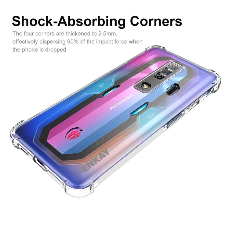 For ZTE Nubia Red Magic 7 ENKAY Clear TPU Shockproof Case - ZTE Cases by ENKAY | Online Shopping UK | buy2fix