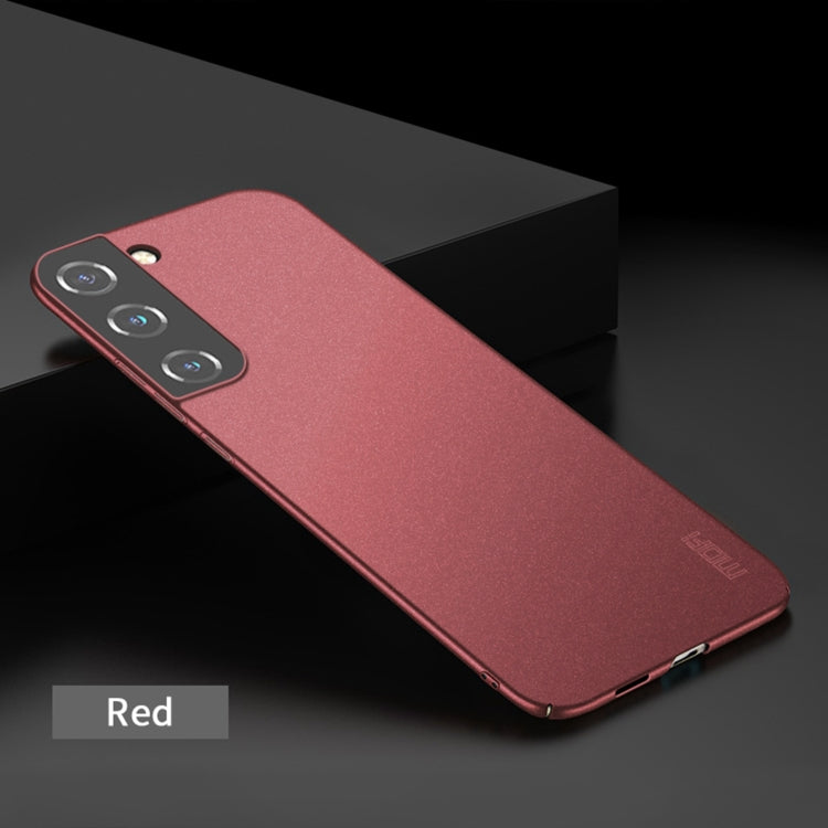 For Samsung Galaxy S22 5G MOFI Fandun Series Frosted Ultra-thin PC Hard Phone Case(Red) - Galaxy S22 5G Cases by MOFI | Online Shopping UK | buy2fix