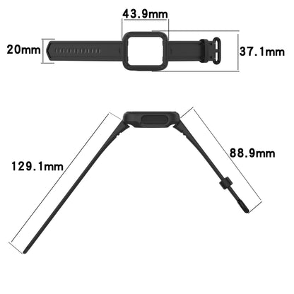 For Xiaomi Mi Watch Lite Silicone Solid Color Watch Band(Dark Blue) - Watch Bands by buy2fix | Online Shopping UK | buy2fix