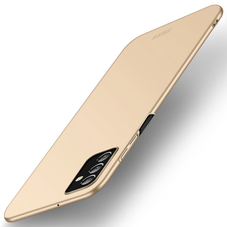 For Samsung Galaxy M52 5G MOFI Frosted PC Ultra-thin Hard Case(Gold) -  by MOFI | Online Shopping UK | buy2fix