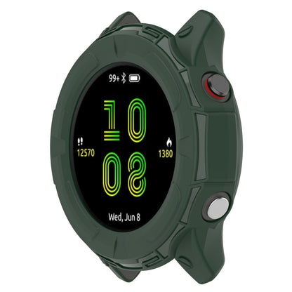 For Garmin Forerunner 955 Shockproof TPU Protective Watch Case(Green) - Watch Cases by buy2fix | Online Shopping UK | buy2fix