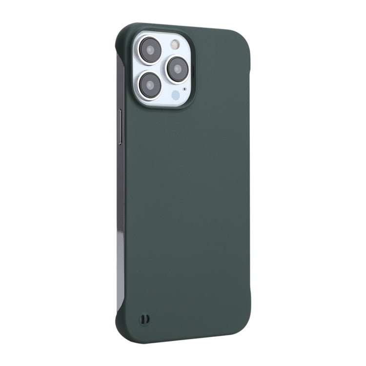 For iPhone 14 Pro Max ENKAY Matte Frameless PC Phone Case(Dark Green) - iPhone 14 Pro Max Cases by ENKAY | Online Shopping UK | buy2fix