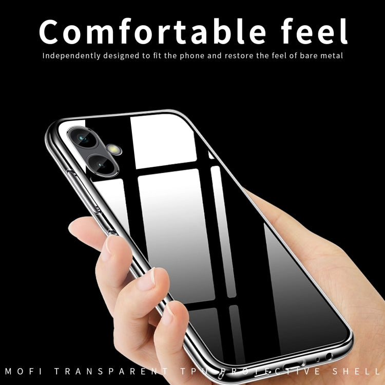 For Samsung Galaxy A04e MOFI Ming Series Ultra-thin TPU Phone Case(Transparent) - Galaxy Phone Cases by MOFI | Online Shopping UK | buy2fix