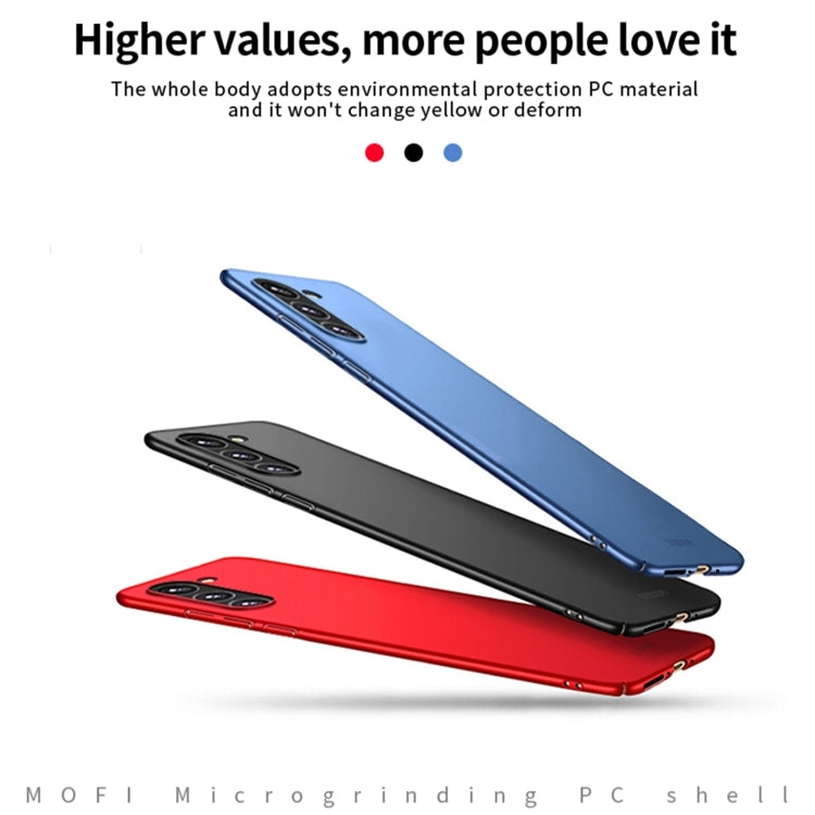 For Samsung Galaxy A35 5G MOFI Frosted PC Ultra-thin Hard Phone Case(Red) - Galaxy Phone Cases by MOFI | Online Shopping UK | buy2fix