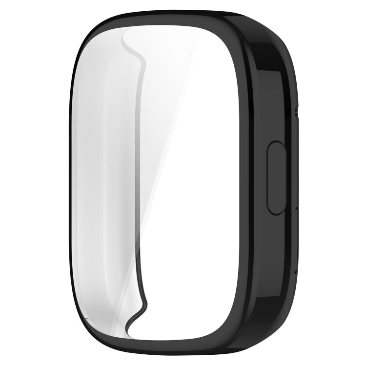 For Redmi Watch 3 TPU Fully Enclosed Watch Protective Case(Black) - Watch Cases by buy2fix | Online Shopping UK | buy2fix