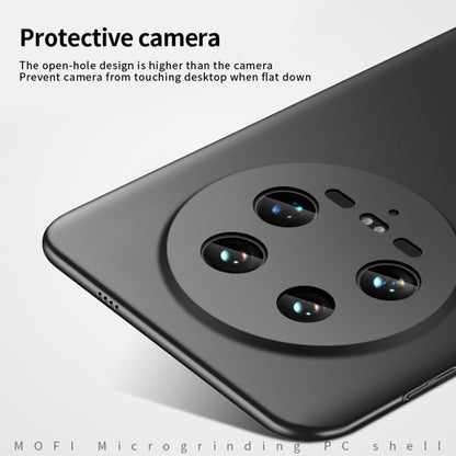 For?Xiaomi 14 Ultra MOFI Micro-Frosted PC Ultra-thin Hard Phone Case(Black) - 14 Ultra Cases by MOFI | Online Shopping UK | buy2fix