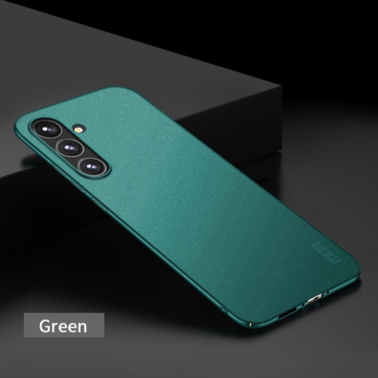 For Samsung Galaxy A54 5G MOFI Fandun Series Frosted PC Ultra-thin All-inclusive Phone Case(Green) - Galaxy Phone Cases by MOFI | Online Shopping UK | buy2fix
