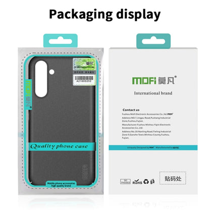 For Samsung Galaxy S24+ 5G MOFI Fandun Series Frosted PC Ultra-thin All-inclusive Phone Case(Green) - Galaxy S24+ 5G Cases by MOFI | Online Shopping UK | buy2fix