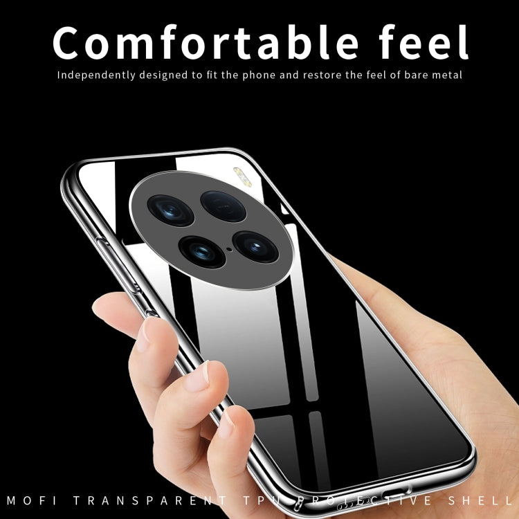 For vivo X100 Ultra MOFI Ming Series Ultra-thin TPU Phone Case(Transparent) - vivo Cases by MOFI | Online Shopping UK | buy2fix