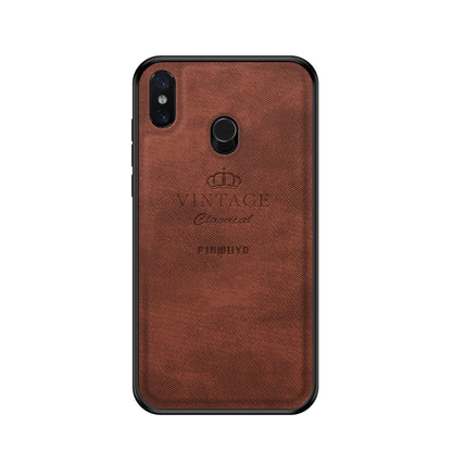 PINWUYO Shockproof Waterproof Full Coverage PC + TPU + Skin Protective Case for Xiaomi Mi 8(Brown) - Xiaomi Cases by PINWUYO | Online Shopping UK | buy2fix