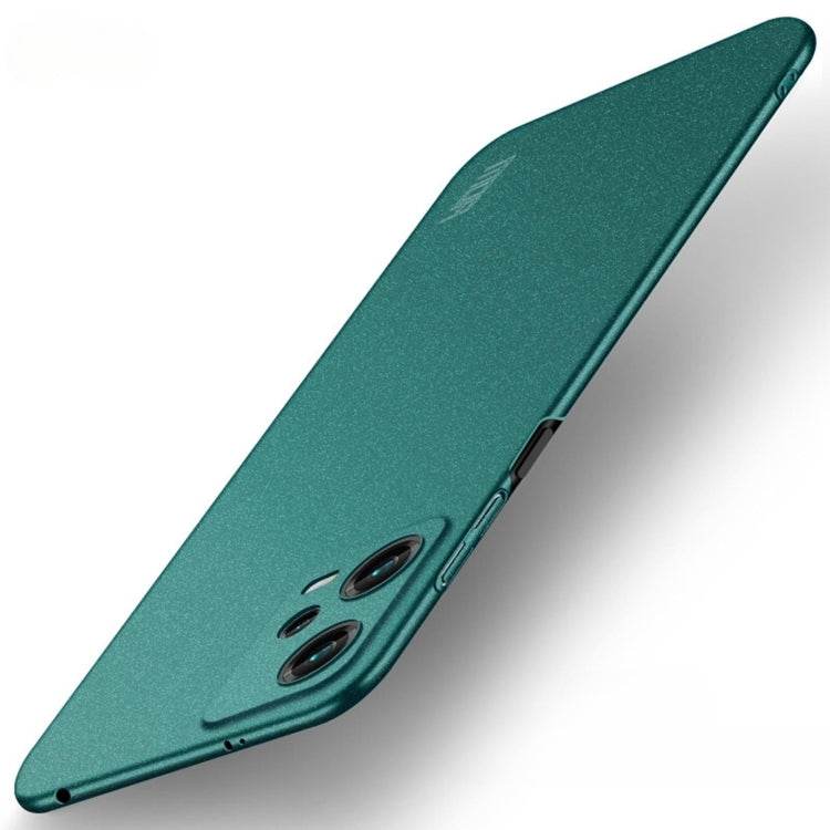 For Xiaomi Redmi Note 12 Global MOFI Fandun Series Frosted PC Ultra-thin All-inclusive Phone Case(Green) - Xiaomi Cases by MOFI | Online Shopping UK | buy2fix