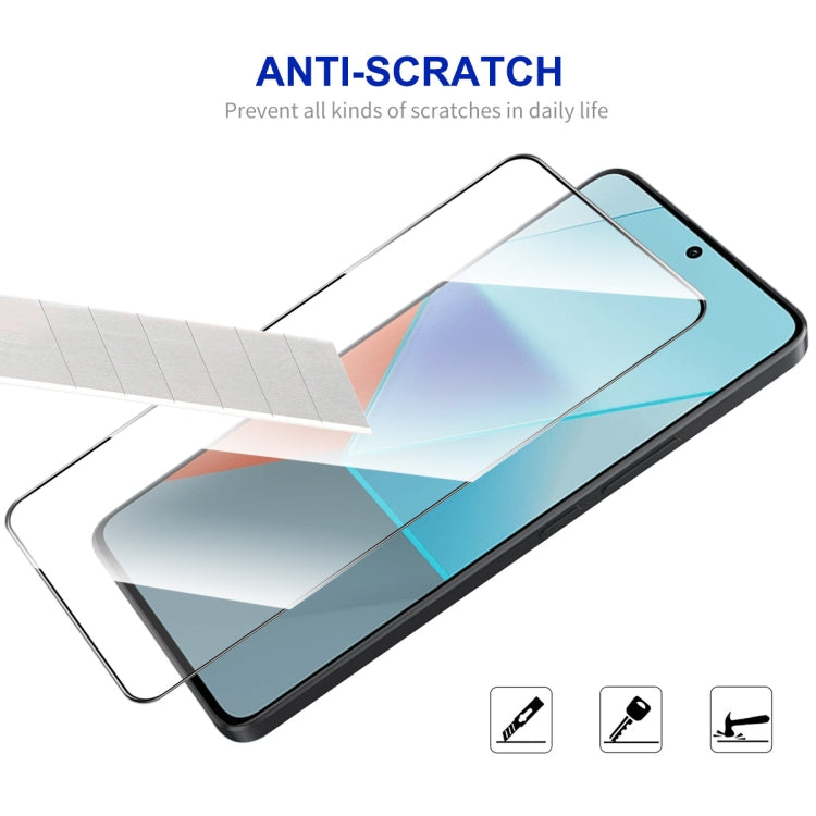 For Redmi Note 13 / Note 13 Pro ENKAY Hat-Prince Full Glue High Aluminum-silicon Tempered Glass Film - Note 13 Pro Tempered Glass by ENKAY | Online Shopping UK | buy2fix