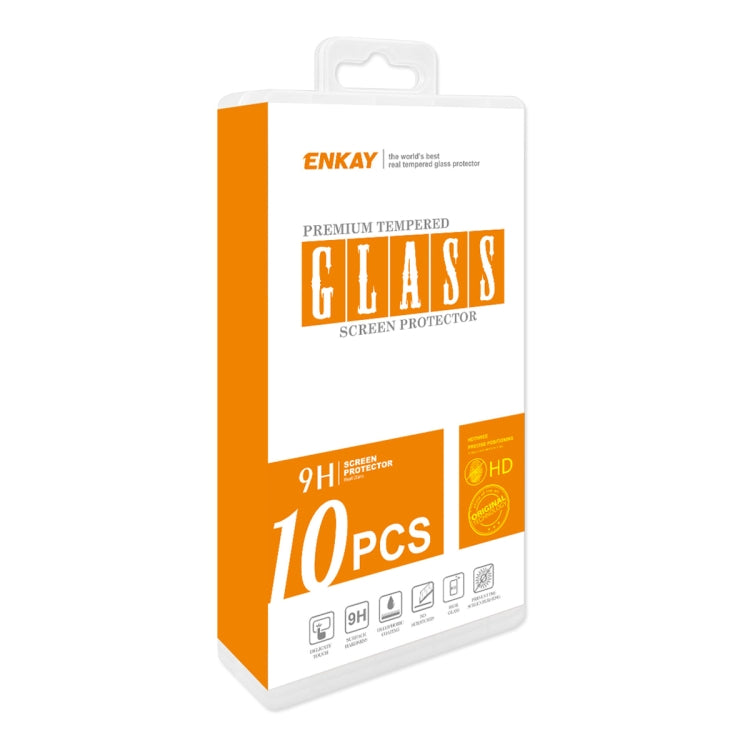For Redmi Note 13 / Note 13 Pro 10pcs ENKAY Hat-Prince Full Glue High Aluminum-silicon Tempered Glass Film - Note 13 Pro Tempered Glass by ENKAY | Online Shopping UK | buy2fix